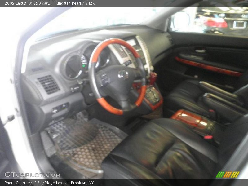 Tungsten Pearl / Black 2009 Lexus RX 350 AWD
