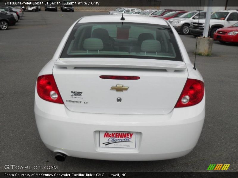 Summit White / Gray 2010 Chevrolet Cobalt LT Sedan
