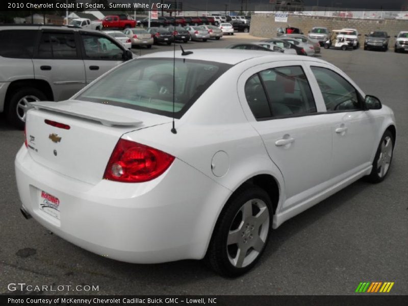 Summit White / Gray 2010 Chevrolet Cobalt LT Sedan