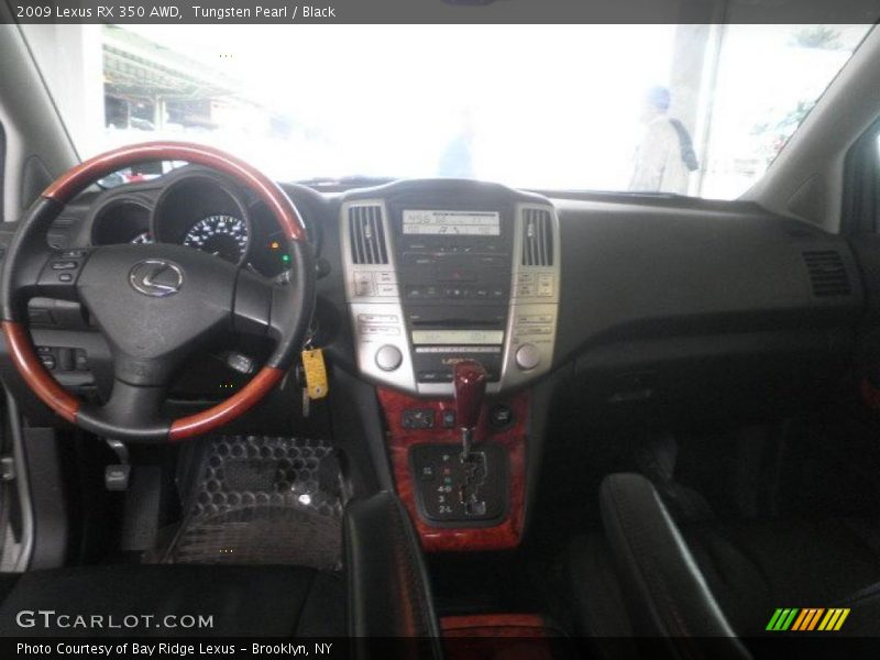 Tungsten Pearl / Black 2009 Lexus RX 350 AWD
