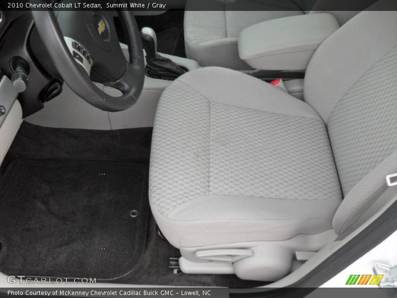 Summit White / Gray 2010 Chevrolet Cobalt LT Sedan