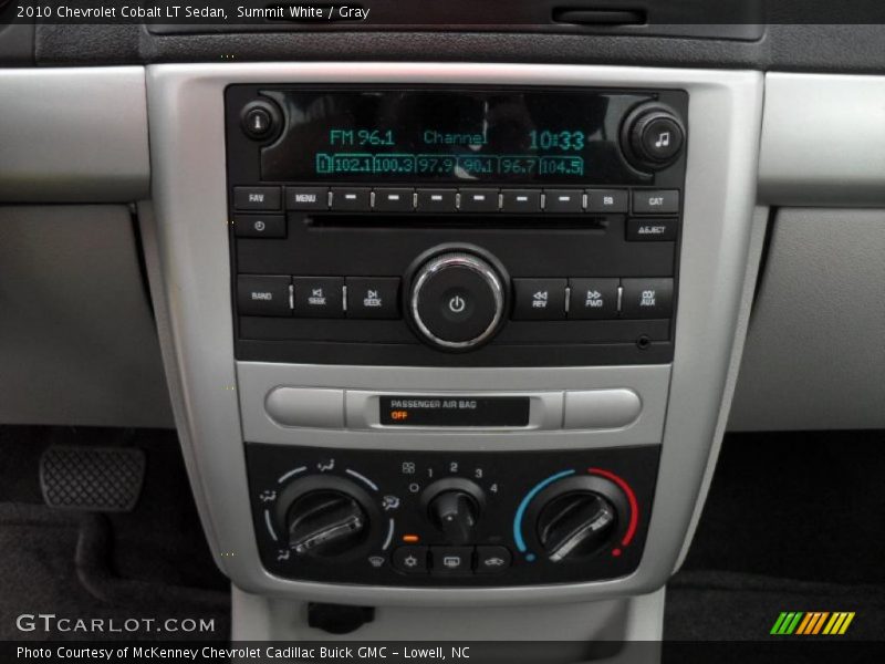 Summit White / Gray 2010 Chevrolet Cobalt LT Sedan