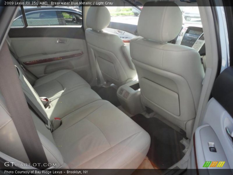 Breakwater Blue Metallic / Light Gray 2009 Lexus RX 350 AWD