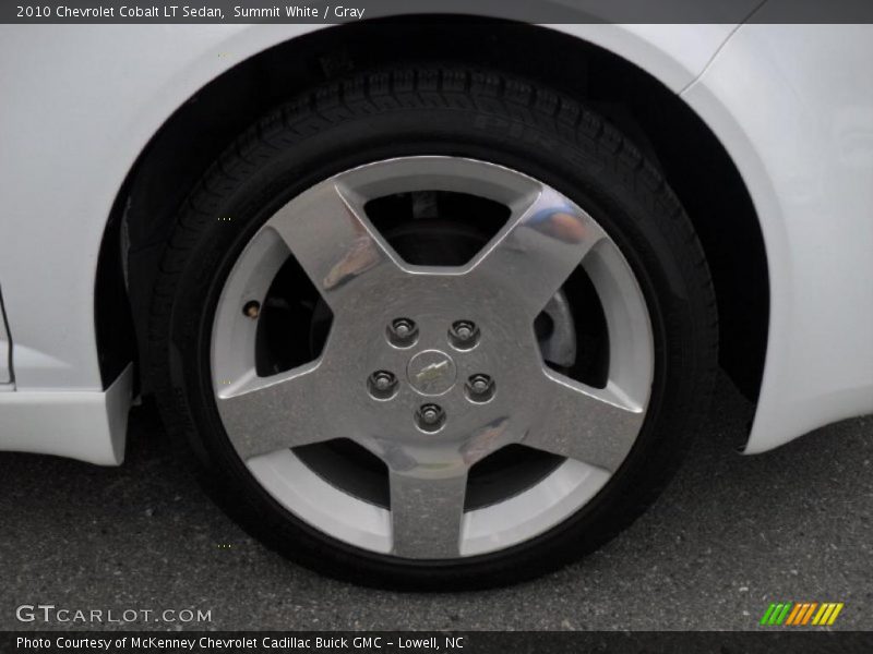 Summit White / Gray 2010 Chevrolet Cobalt LT Sedan
