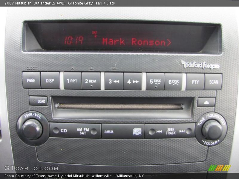 Graphite Gray Pearl / Black 2007 Mitsubishi Outlander LS 4WD