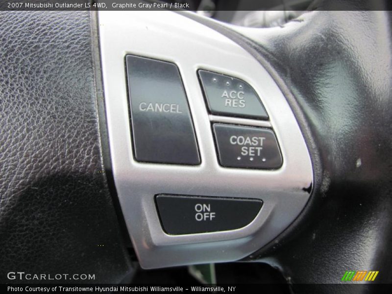Graphite Gray Pearl / Black 2007 Mitsubishi Outlander LS 4WD
