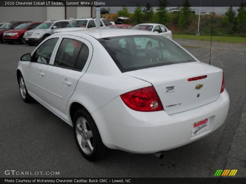 Summit White / Ebony 2010 Chevrolet Cobalt LT Sedan