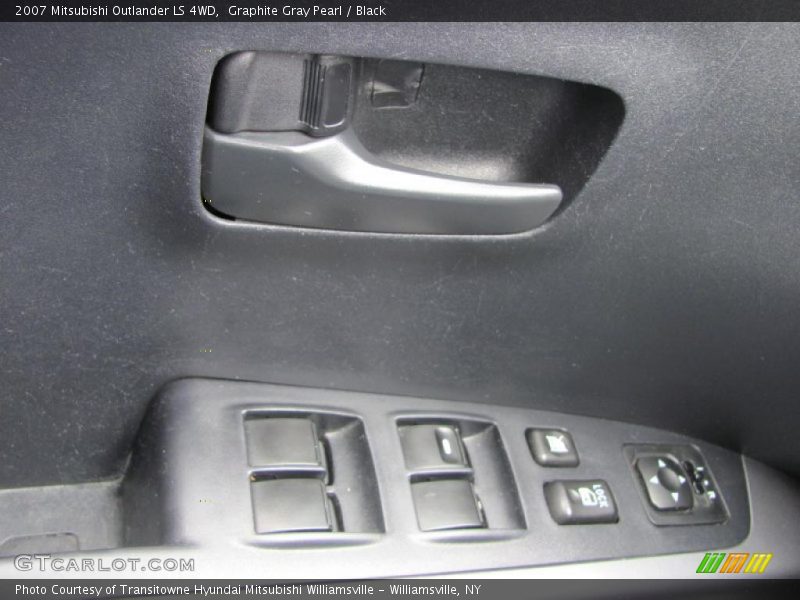 Graphite Gray Pearl / Black 2007 Mitsubishi Outlander LS 4WD