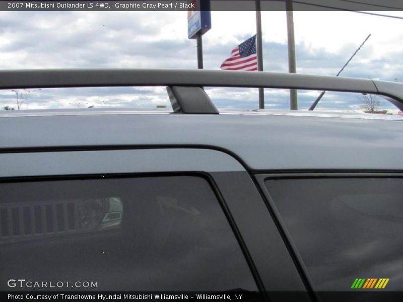 Graphite Gray Pearl / Black 2007 Mitsubishi Outlander LS 4WD