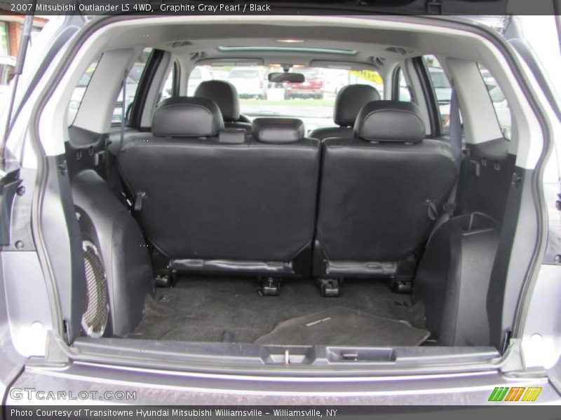 Graphite Gray Pearl / Black 2007 Mitsubishi Outlander LS 4WD