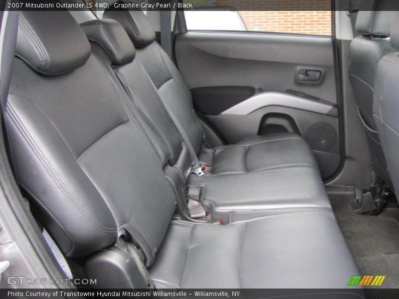 Graphite Gray Pearl / Black 2007 Mitsubishi Outlander LS 4WD