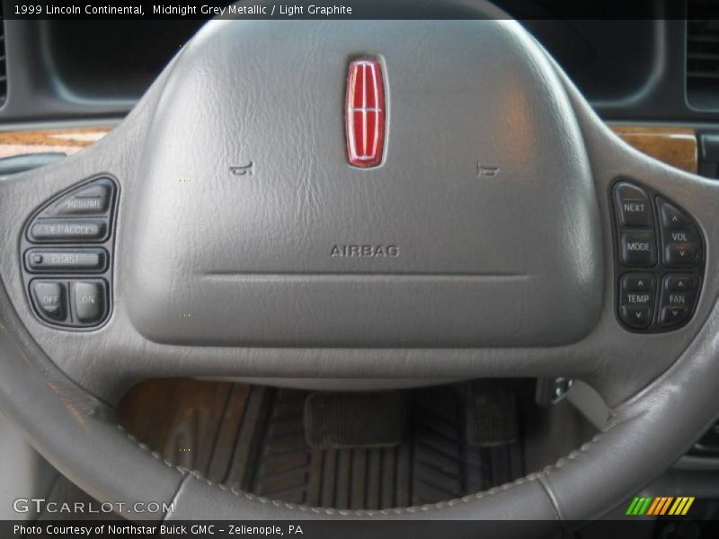 Midnight Grey Metallic / Light Graphite 1999 Lincoln Continental