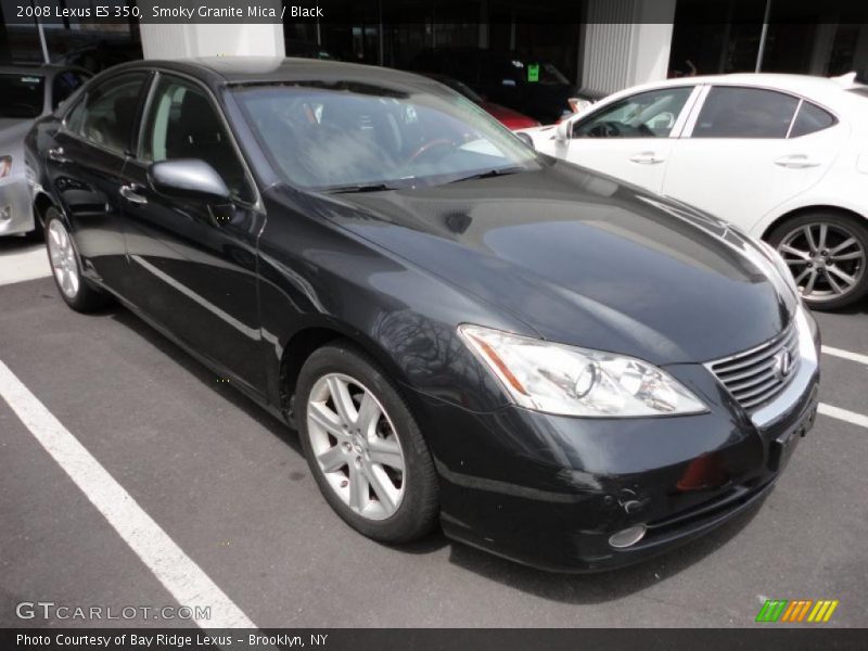 Smoky Granite Mica / Black 2008 Lexus ES 350