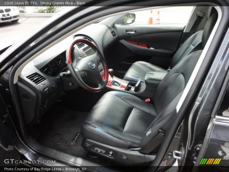 Smoky Granite Mica / Black 2008 Lexus ES 350