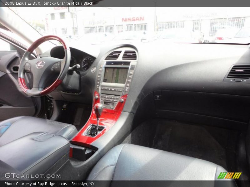 Smoky Granite Mica / Black 2008 Lexus ES 350
