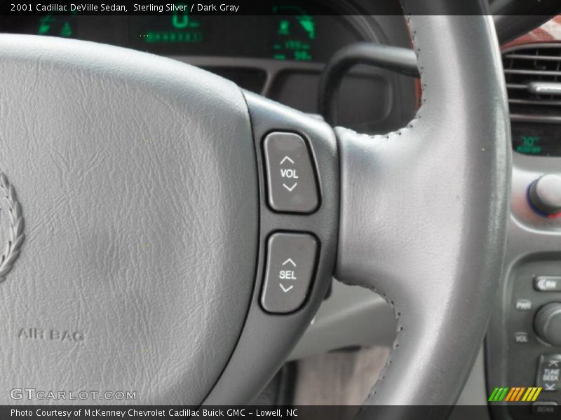 Sterling Silver / Dark Gray 2001 Cadillac DeVille Sedan
