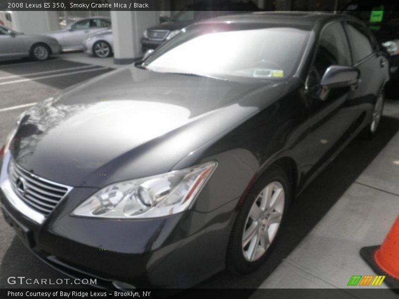 Smoky Granite Mica / Black 2008 Lexus ES 350