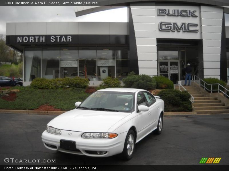 Arctic White / Neutral 2001 Oldsmobile Alero GL Sedan