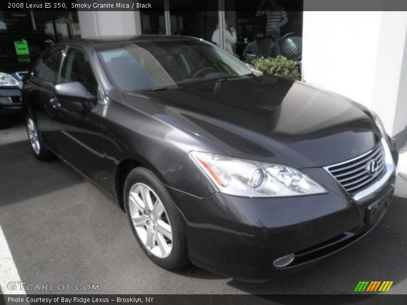 Smoky Granite Mica / Black 2008 Lexus ES 350