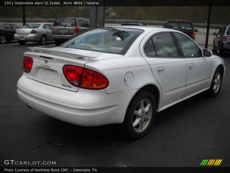 Arctic White / Neutral 2001 Oldsmobile Alero GL Sedan