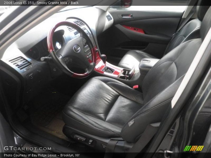 Smoky Granite Mica / Black 2008 Lexus ES 350
