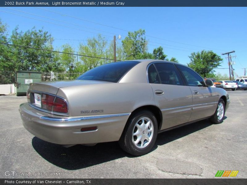 Light Bronzemist Metallic / Medium Gray 2002 Buick Park Avenue