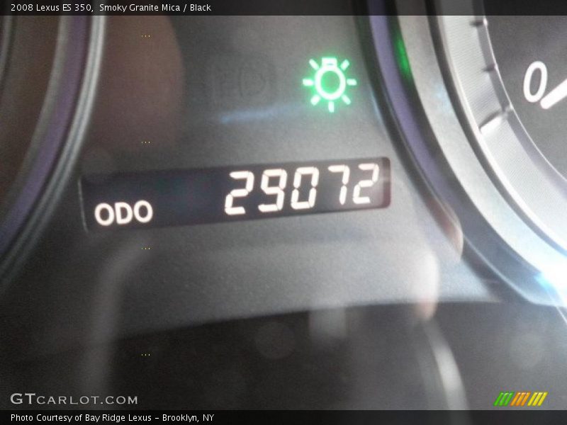 Smoky Granite Mica / Black 2008 Lexus ES 350