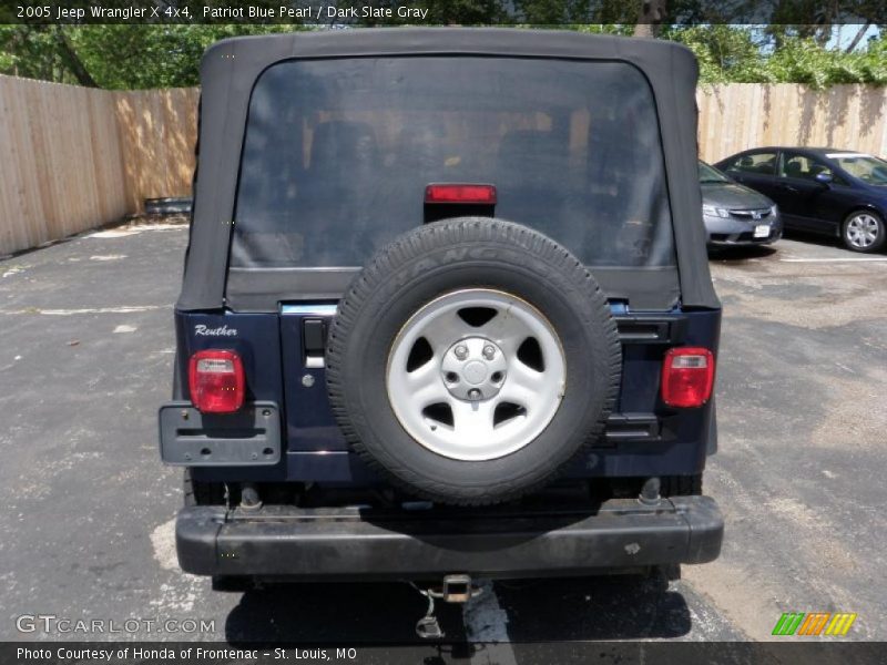 Patriot Blue Pearl / Dark Slate Gray 2005 Jeep Wrangler X 4x4