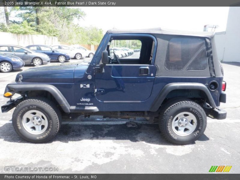 Patriot Blue Pearl / Dark Slate Gray 2005 Jeep Wrangler X 4x4