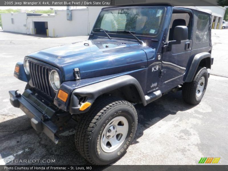 Patriot Blue Pearl / Dark Slate Gray 2005 Jeep Wrangler X 4x4