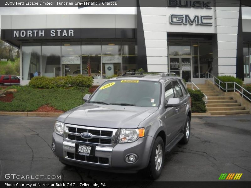 Tungsten Grey Metallic / Charcoal 2008 Ford Escape Limited