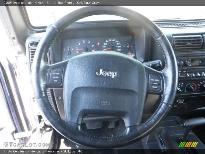 Patriot Blue Pearl / Dark Slate Gray 2005 Jeep Wrangler X 4x4