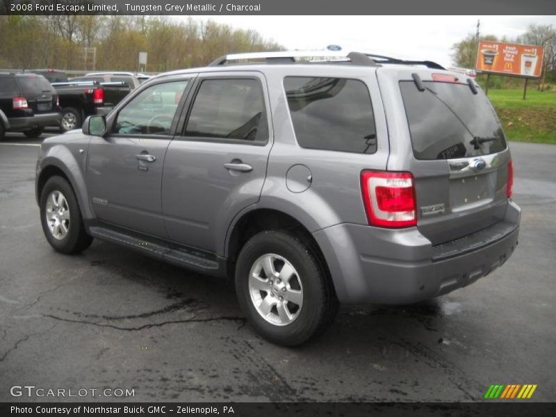 Tungsten Grey Metallic / Charcoal 2008 Ford Escape Limited