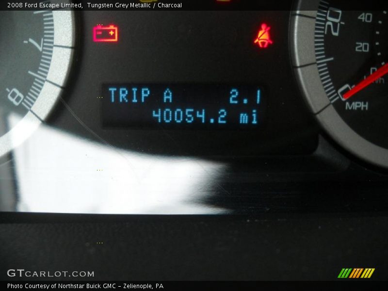Tungsten Grey Metallic / Charcoal 2008 Ford Escape Limited