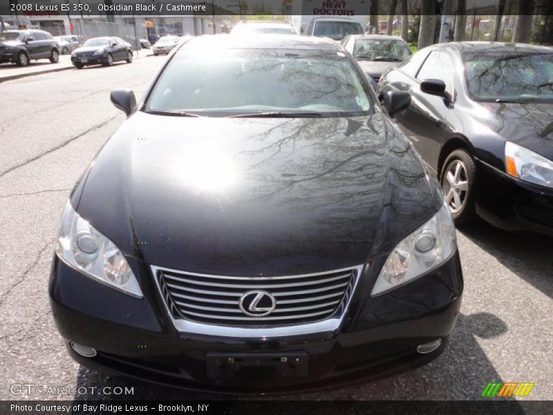 Obsidian Black / Cashmere 2008 Lexus ES 350