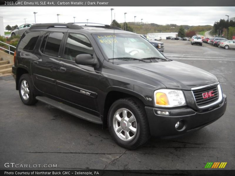 Carbon Metallic / Dark Pewter 2003 GMC Envoy XL SLE 4x4
