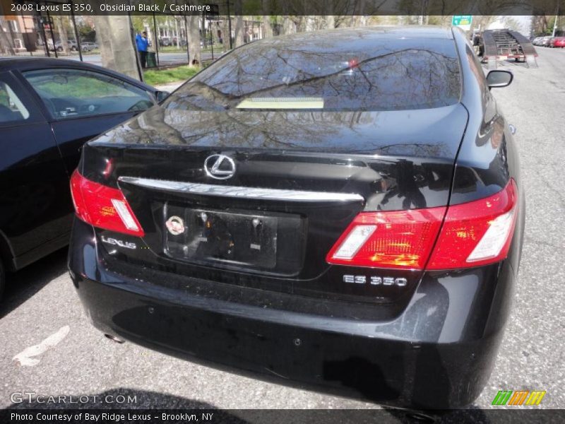 Obsidian Black / Cashmere 2008 Lexus ES 350
