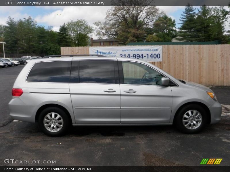 Alabaster Silver Metallic / Gray 2010 Honda Odyssey EX-L