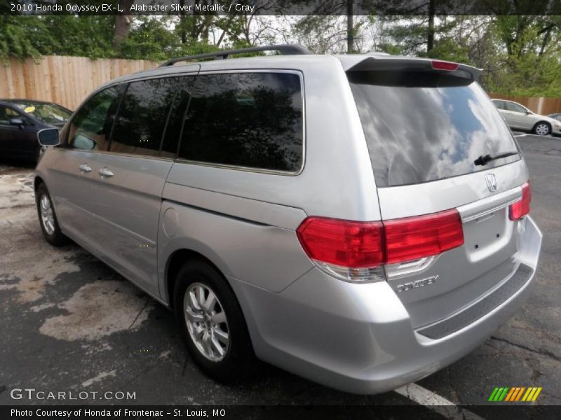 Alabaster Silver Metallic / Gray 2010 Honda Odyssey EX-L