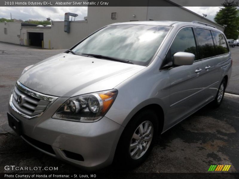 Alabaster Silver Metallic / Gray 2010 Honda Odyssey EX-L