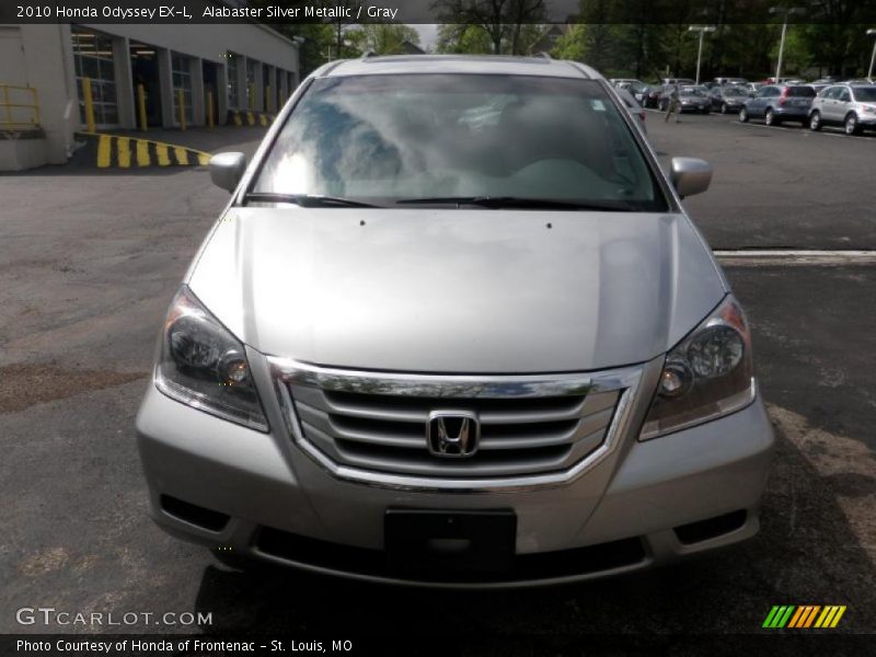 Alabaster Silver Metallic / Gray 2010 Honda Odyssey EX-L