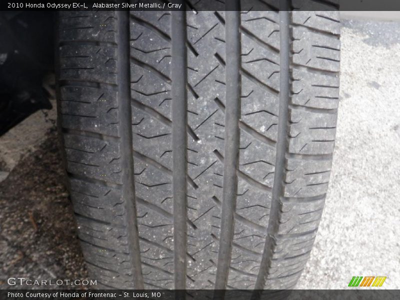 Alabaster Silver Metallic / Gray 2010 Honda Odyssey EX-L