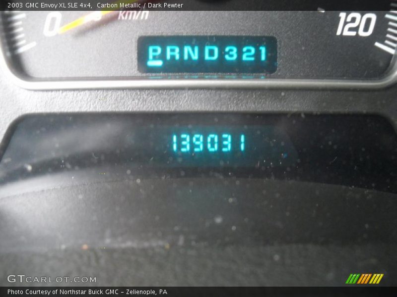 Carbon Metallic / Dark Pewter 2003 GMC Envoy XL SLE 4x4