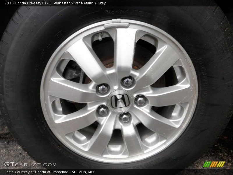 Alabaster Silver Metallic / Gray 2010 Honda Odyssey EX-L