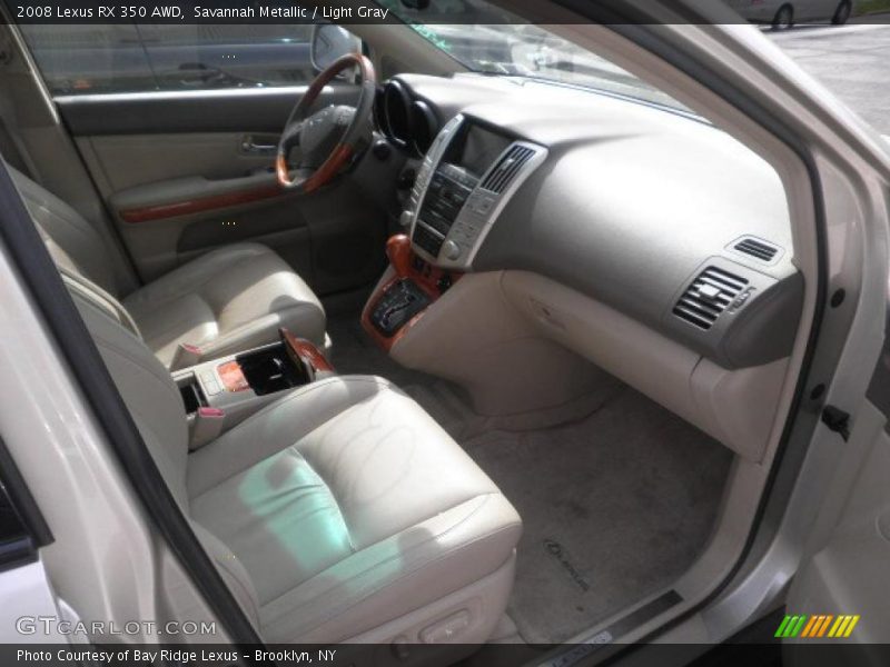 Savannah Metallic / Light Gray 2008 Lexus RX 350 AWD