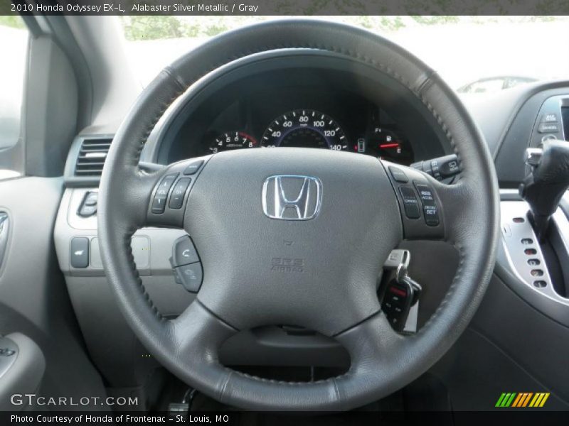 Alabaster Silver Metallic / Gray 2010 Honda Odyssey EX-L