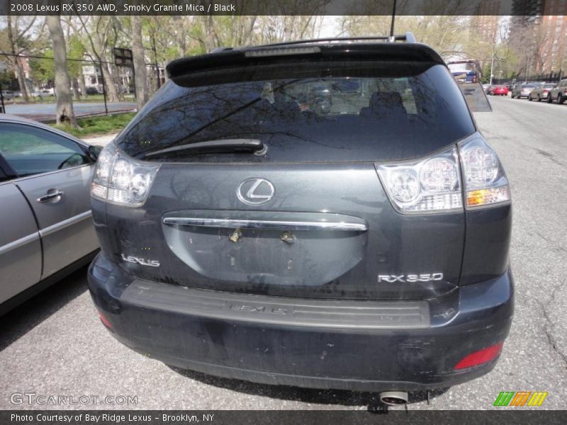 Smoky Granite Mica / Black 2008 Lexus RX 350 AWD