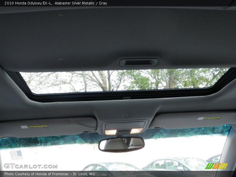 Alabaster Silver Metallic / Gray 2010 Honda Odyssey EX-L