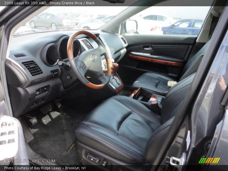 Smoky Granite Mica / Black 2008 Lexus RX 350 AWD