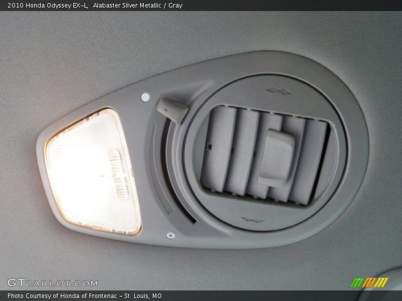 Alabaster Silver Metallic / Gray 2010 Honda Odyssey EX-L